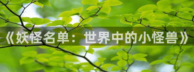 里番动漫在线观看网站：《妖怪名单：世界中的小怪兽》
