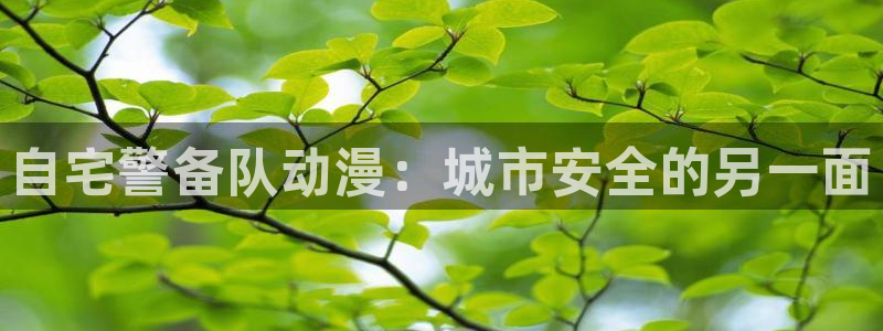 动漫在线里番：自宅警备队动漫：城市安全的另一面