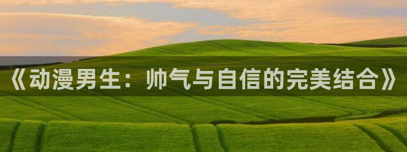 日漫里番：《动漫男生：帅气与自信的完美结合》